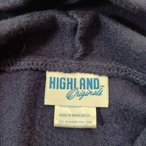Highland Originals Men's Blue Cotton Blend Pullover Hoodie Sweatshirt Size Large image 3