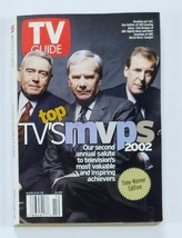 TV Guide Magazine March 9 2002 Dan Rather, Tom Brokaw Rochester Ed. No Label - £9.24 GBP