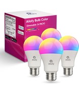 Ailofy Led Smart Light Bulbs, 16M Color Changing Dimmable, Works With, 4... - $61.50 CAD