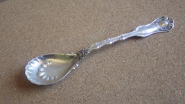 ANTIQUE 1893 WHITING STERLING SILVER IMPERIAL QUEEN 6&quot; SUGAR SPOON - $65.00