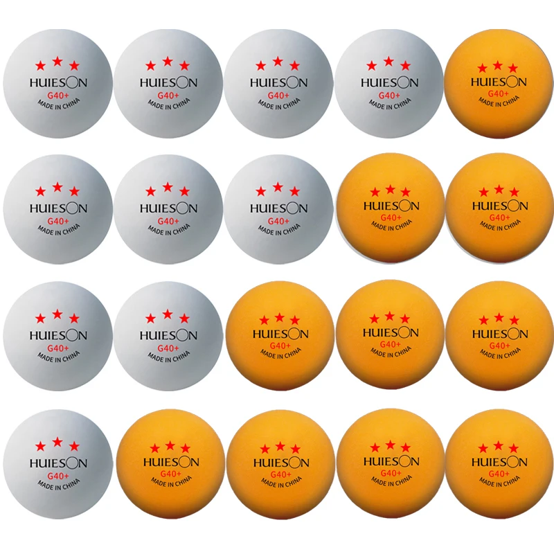 Sporting HUIESON 3-Star Ping Pong Balls 40mm 2.8g ABS Peofessional Table Tennis  - £23.56 GBP