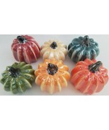 Pearlized Decorative Harvest Ceramic Pumpkins Fall Decor, Select: Color - $3.99