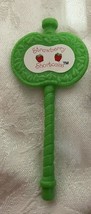 Vtg HTF Strawberry Shortcake 1980s SNAIL CART Replacement Part Green Table Sign - £10.25 GBP