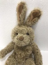 Retired  Bunny Rabbit  Brown Curly Fur Plush  Padded Paws BUILD-A-BEAR B... - £9.90 GBP