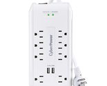 CyberPower CSP806U Professional Surge Protector, 3000J/125V, 15A, 8 Outl... - $55.53