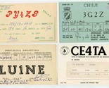11 Different QSL Cards South America Argentina Brazil Chile 1950&#39;s - $67.32