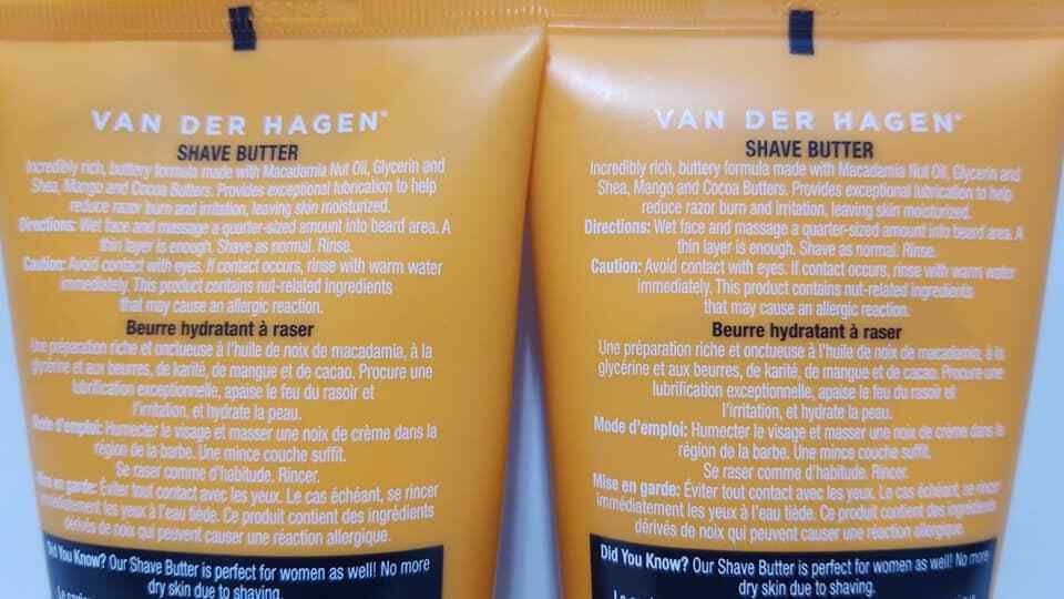 Van Der Hagen Shave Butter 2 pack (6 oz/tube)  (LOC BK-19) Item image 3