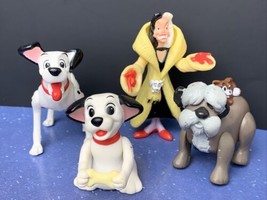 Set of 4 McDonalds Disney 101 Dalmatians Happy Meal Toy Figures 1992 Cruella - $9.89