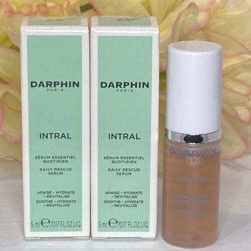 2 X Darphin INTRAL Daily Rescue Serum -Soothe Hydrate Revitalize = .34oz... - $12.82