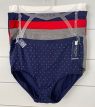 Nautica Intimates Super Soft High Waist Briefs Panties L - £25.50 GBP