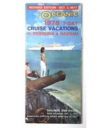 SS Oceanic 1978 Cruise Vacation Brochure Revised Edition Oct 1977 Vintag... - £30.88 GBP