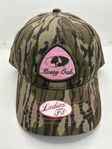 Mossy Oak Camouflage Hat Cap Ladies OSFM Pink Camo Adjustable Strapback Hunting - £8.53 GBP