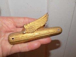 Vintage Cast Iron Gold Winged Corn Cob - $84.15