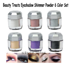 Beauty Treats Eye Shimmer Powder Shadow 6 Color Set - $9.85