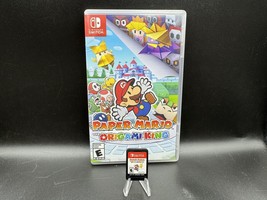 Official Paper Mario Origami King Nintendo Switch 2020 Game &amp; Case Discontinued - £49.16 GBP