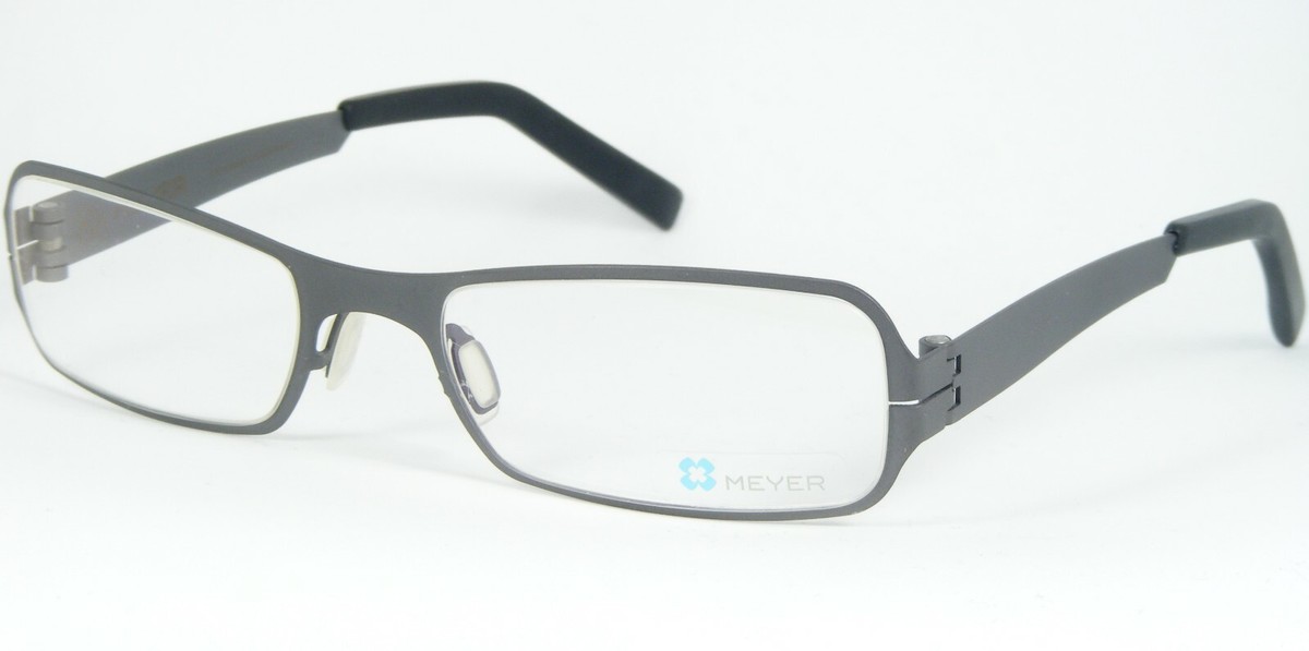Meyer 3063 04 Gris Foncé Lunettes Pure Titane Cadre 48-15-138 Allemagne - $84.13