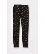 Girls&#39; Medium 7/8 Heart Leggings - Cat &amp; Jack, Ebony Sparkle Dot - $13.66 CAD