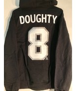 REEBOK Pullover Hoodie NHL Jersey Los Angeles Kings Drew Doughty Black sz M - $29.44