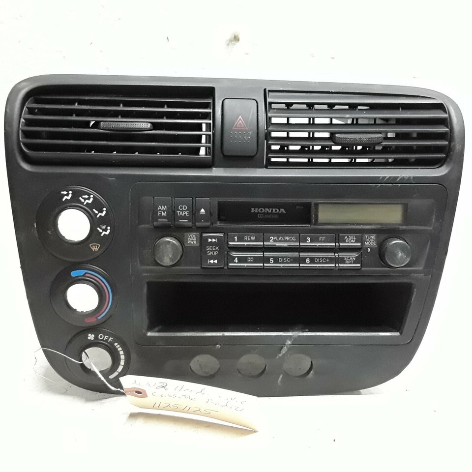 01 02 Honda Civic AM FM cassette radio receiver OEM 39100-S5P-A110-M1 - $34.64