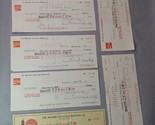 Coca Cola McComb Miss Bottling Co Payroll Check lot 1 1960s and 1977 - $24.70