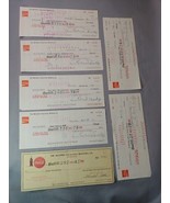 Coca Cola McComb Miss Bottling Co Payroll Check lot 1 1960s and 1977 - £19.71 GBP
