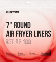 Chefman Disposable Air Fryer Liners, Heat-Resistant Parchment Paper for Baskets, - £11.37 GBP