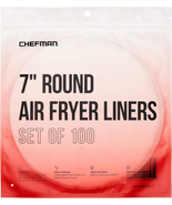 Chefman Disposable Air Fryer Liners, Heat-Resistant Parchment Paper for ... - £11.40 GBP