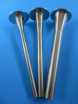 VARIETY 3-PACK for Electric Sausage Stuffer Tubes 2&quot; base x 3/8&quot;, 1/2&quot;, ... - $61.50