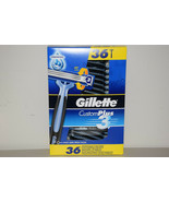 Gillette Custom Plus 3 Disposable Easy Grip COMFORTGEL Razors 36-Count B... - $29.99