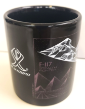 Blackbird F-117 Stealth Fighter Jet Airplane Coffee Cup / Ceramic Mug- Vtg Promo - $44.99