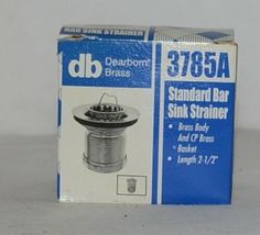 Dearborn Brass 3784A Standard Bar Sink Strainer Brass Body image 5