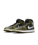 NEW Nike Air Jordan 1 Mid Black Medium Olive Sail DQ8426-092 Men’s Size ... - $2,034.51 MXN