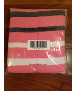 Victoria&#39;s Secret Fringe Pink Striped Summer Beach Blanket Towel (NEW) - £16.98 GBP
