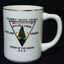 Boy Scouts VTG BSA Ceramic Mug Order of the Arrow, Skyloo Lodge Portland, OR Cup - £19.64 GBP