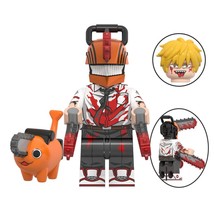 Denji Pochita Minifigures The Chainsaw Man Anime Series - £3.18 GBP