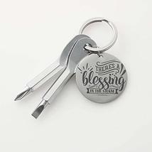 There&#39;s a Blessing in the Storm Personalized Keychain Screwdriver - £39.41 GBP