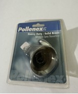 Pollenex Heavy Duty Adjustable Spray Shower Head Silver Chrome Color - £10.91 GBP