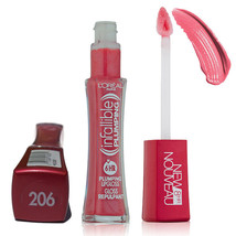 L&#39;Oreal Infallible 6 HR/ 8HR Plumping Lip Gloss *Choose Your Shade*Twin ... - $10.69