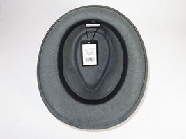 Men BENTLY HEADWEAR Hat Australian Wool Pinch Front Fedora Lite HU427 Gray image 3