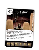 Dice Masters Avengers Age Of Ultron Card only #54 Loki&#39;s Scepter Magic - $1.49