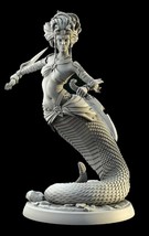 1/18 100mm 3D Print Model Kit Beautiful Girl Woman Medusa Unpainted - £55.86 GBP