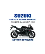 2009-2016 Suzuki GSXR 1000 Service Repair Workshop Manual - $11.26 CAD
