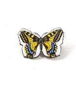 Beautiful Vintage Enameled Copper Butterfly Brooch 6917 - £11.86 GBP