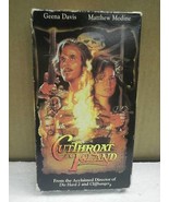VHS MOVIE- CUTTHROAT ISLAND- GEENA DAVIS- MATTHEW MODINE- USED- L180 - €1,61 EUR