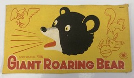 Piece of Original Box from Modern Toys VTG Giant Roaring Bear - £6.22 GBP