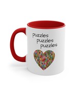 Puzzles Puzzles Puzzles Accent Coffee / Tea  Mug, 11oz - $9.51
