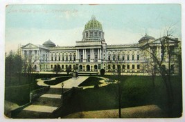 Harrisburg PA Pennsylvania State Capitol Building Postcard 1909 Made in ... - £6.81 GBP
