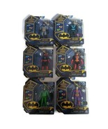 Spinmaster DC 4&quot; Batman Joker Riddler Robin Batwoman Battech Figures 1st... - £68.44 GBP