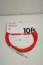 Fender Original Series Instrument Guitar Cable RED 10&#39; ft - $16.82