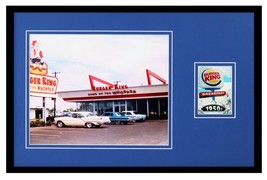 Burger King Framed 11x17 Vintage Topps Card +  Photo Set - $69.29